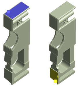 Buckle Snap Fit Simulation - Fixed Support and Displacement